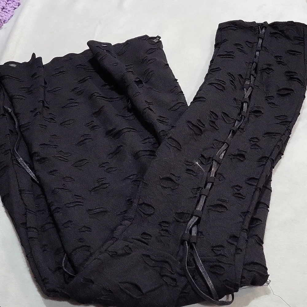 Dolls Kill Flare Pants - Picture 1 of 12
